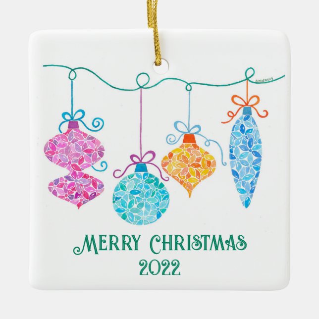 String Ornaments Tree Ornament (Front)