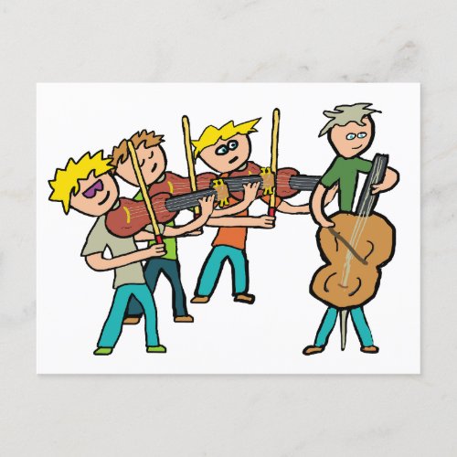 String Quartet Postcard