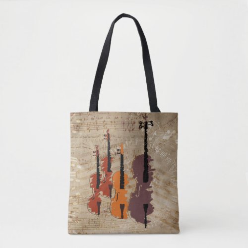 String Quartet Tote Bag