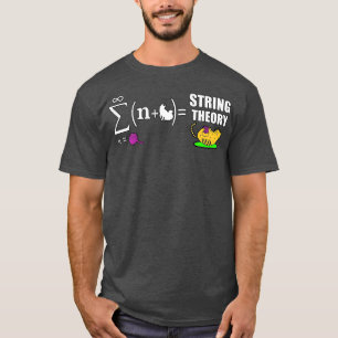 String Theory Funny Cat Science Quantum Physics T-Shirt