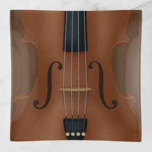 Stringed Instrument Cello Violin Viola Detail Trinket Tray