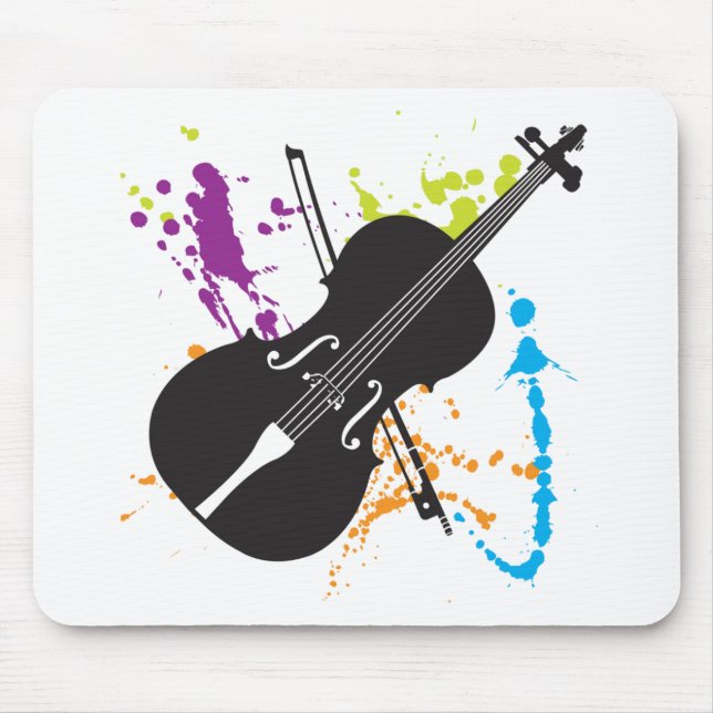 Stringed Instrument mousepad (Front)