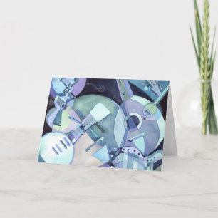 Stringed Musical Instruments: Blank Card