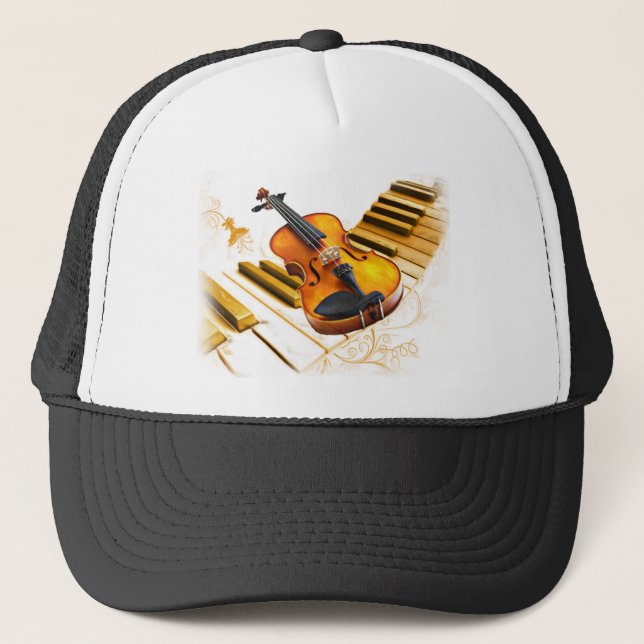 Strings and Keys_ Trucker Hat (Front)