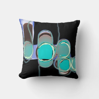 Strings of connection throw pillow