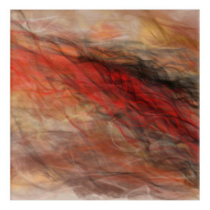 Strings of smoke acrylic print