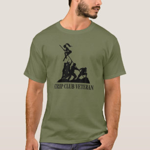 Strip Club Veteran Military Funny Retired Veterans T-Shirt