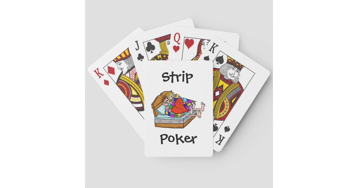 Strip Poker Playing Cards Zazzle