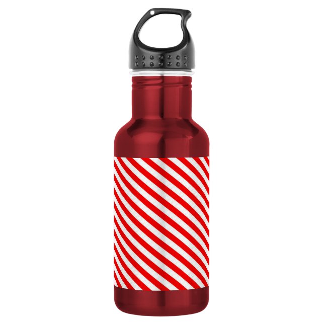 Stripe1 Water Bottle (Front)