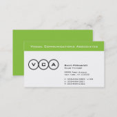 Stripe and Circles Business Card (Front/Back)
