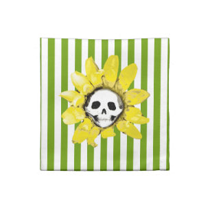 STRIPE ANY COLOR! Skull Sunflower Napkin