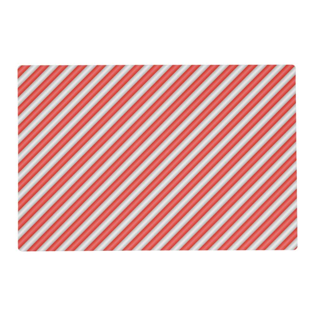 Stripe candy pattern placemat (Front)