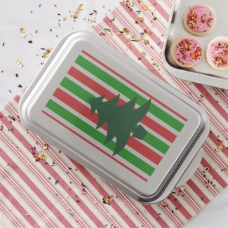 Stripe Christmas Tree Cake Pan