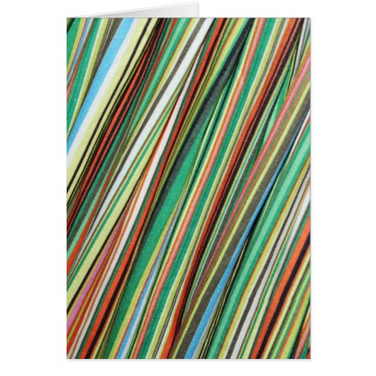 Stripe Colorful Cloth Pattern Cards (Front)