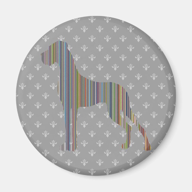 Stripe Dane Magnet (Front)