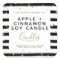 Stripe Gold Foil Spots Soy Candle Label