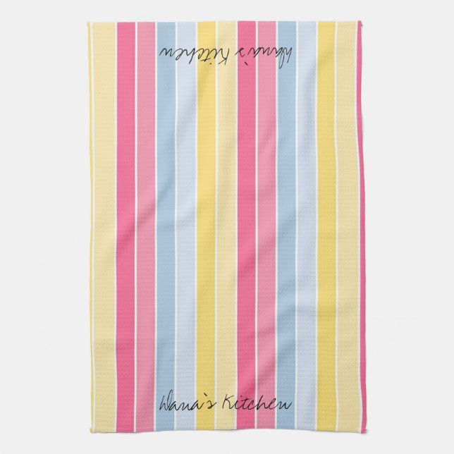 Stripe Kitchen Hand Towel (Vertical)