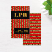 Stripe Leopard & Red (Desk)