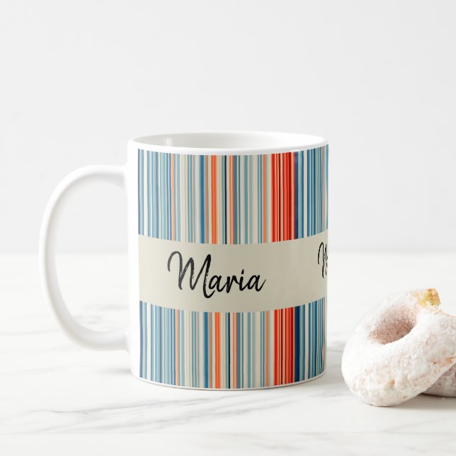 Stripe Mug (With Donut)