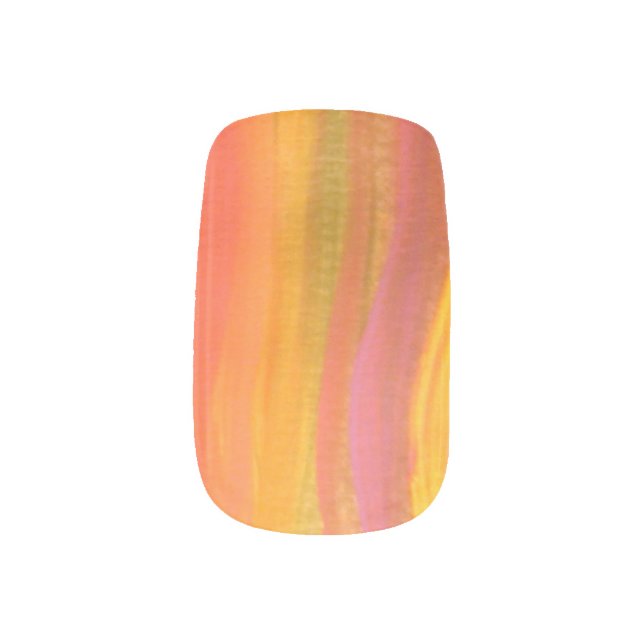Stripe Nail Art (Left Thumb)