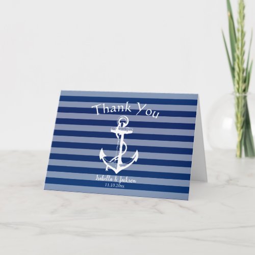 Stripe Nautical Design _ Thank You