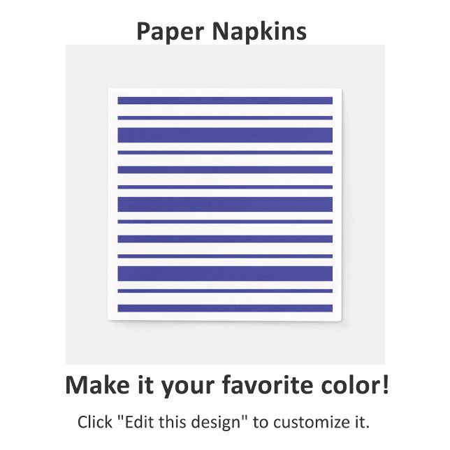 Stripe Pattern Design Napkins (Creator Uploaded)
