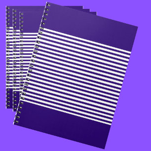Stripe Pattern Modern Colorful Notebook