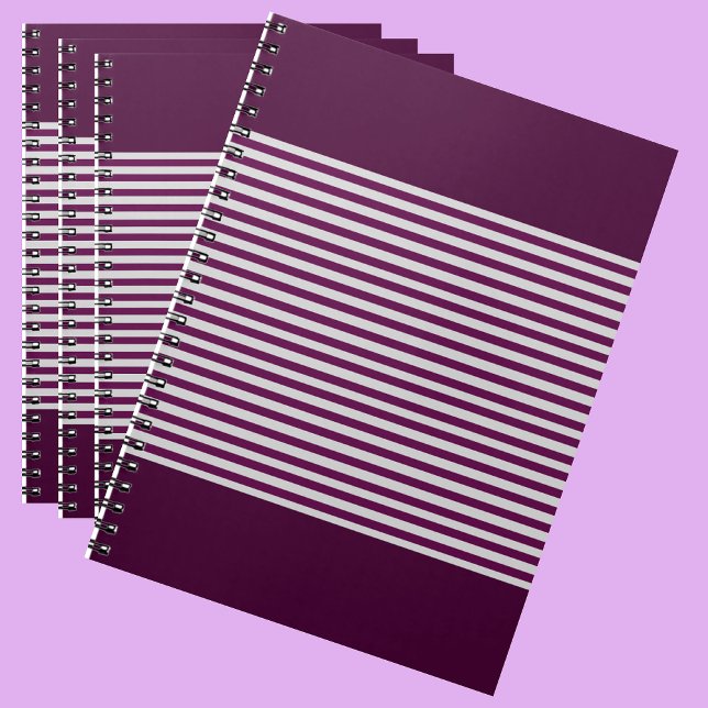 Stripe Pattern | Modern Colorful Notebook (Creator Uploaded)