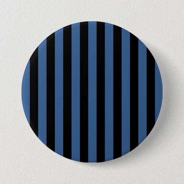 Stripe Pinback Button (Front)