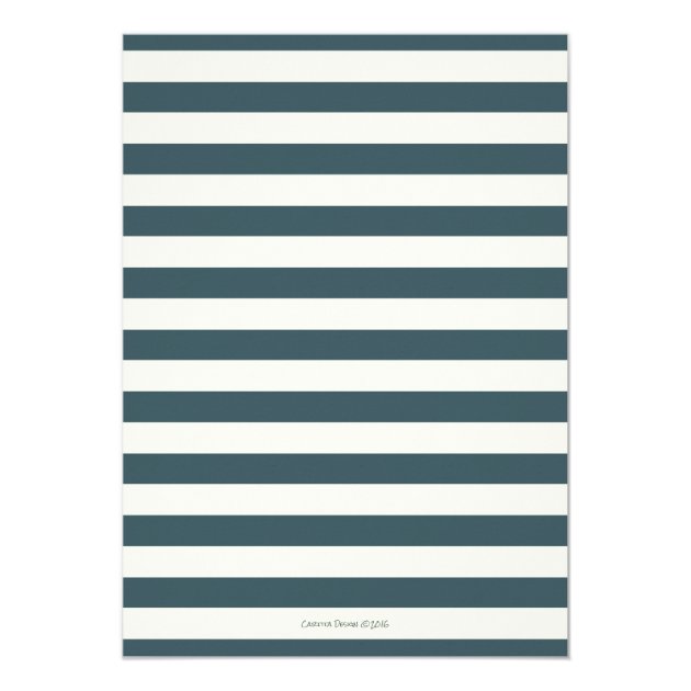 Stripe | Sapphire | Engagement Party Invitations