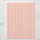 Stripe Scrapbook Background Texture (Front/Back)