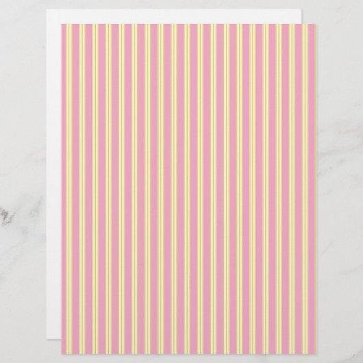 Stripe Scrapbook Background Texture (Front/Back)