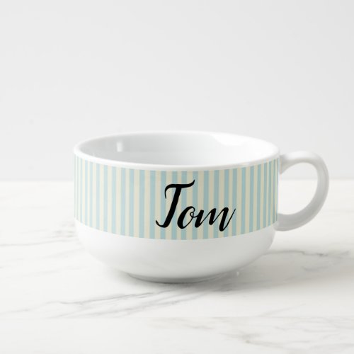 Stripe Soup Mug