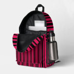 Stripe Zone Printed Backpack