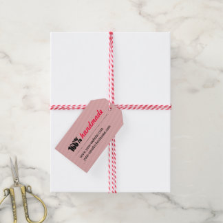 Striped 100% Handmade Gift Tags