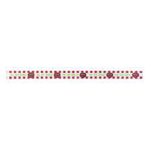 Striped Apple Best Teacher Personalized Ribbon