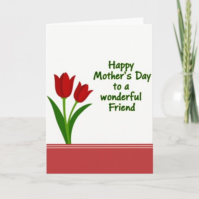 Striped Appreciation Message Card (Front)