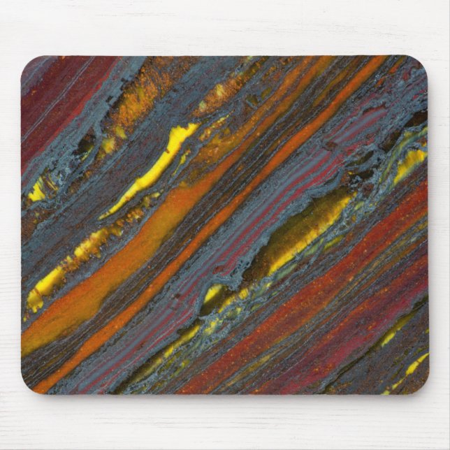 Striped Australian Tiger Eye Mouse Pad (Front)