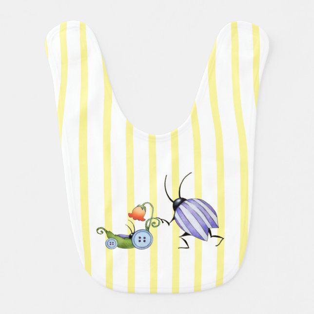 Striped Baby Buggy Bib (Front)