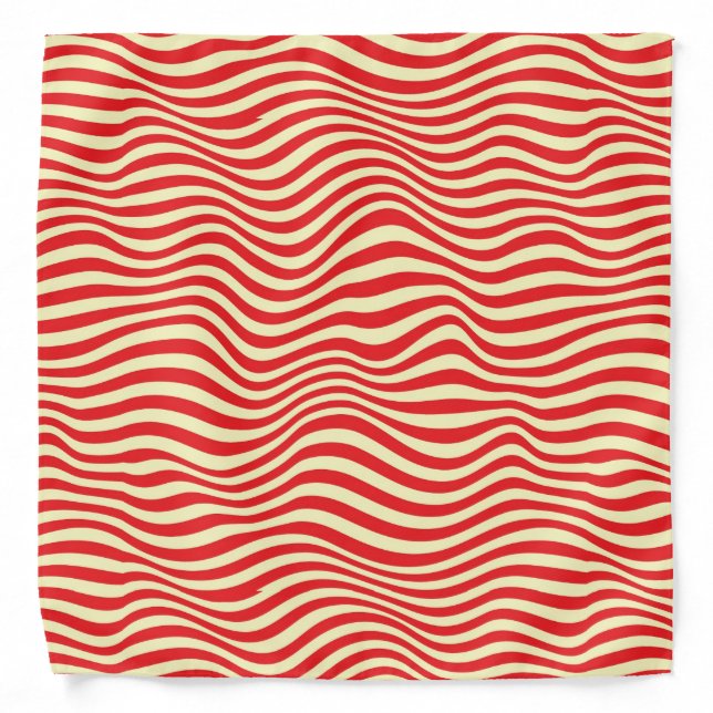 Striped background bandana (Front)