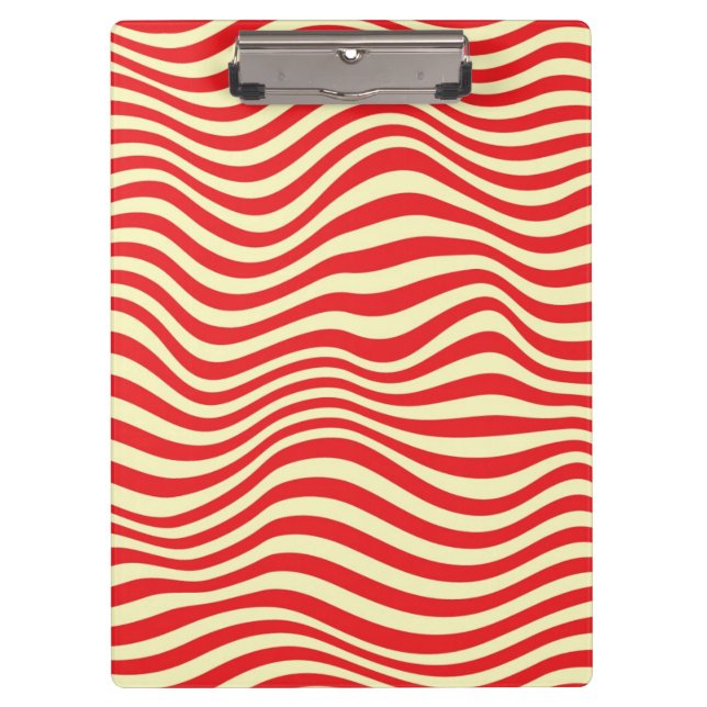 Striped background clipboard (Front)