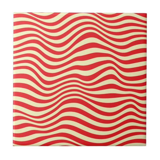 Striped background tile (Front)