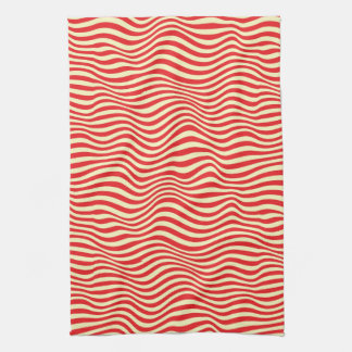 Striped background towel