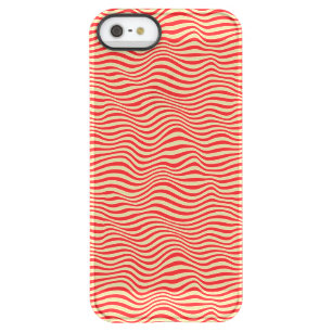 Striped background permafrost iPhone SE/5/5s case