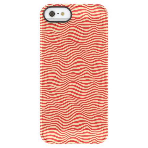 Striped background permafrost iPhone SE55s case