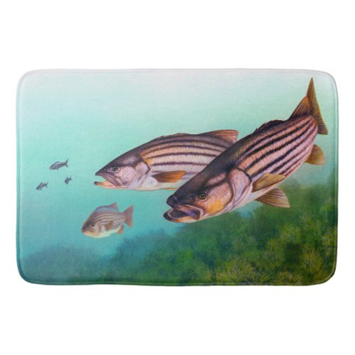 Striped Bass Atlantic Striper Bath Mat