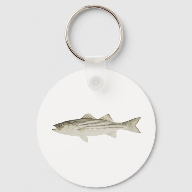 Striped Bass keychain (Front)
