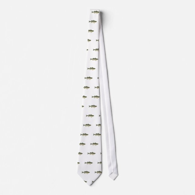Striped Bass Logo Neck Tie (Front)