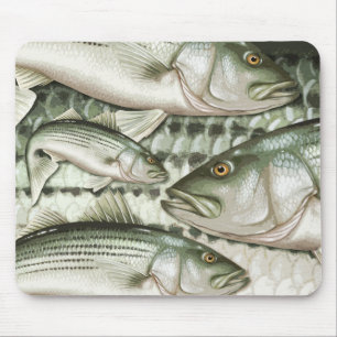 Striped Bass (Striper) Mouse Pad