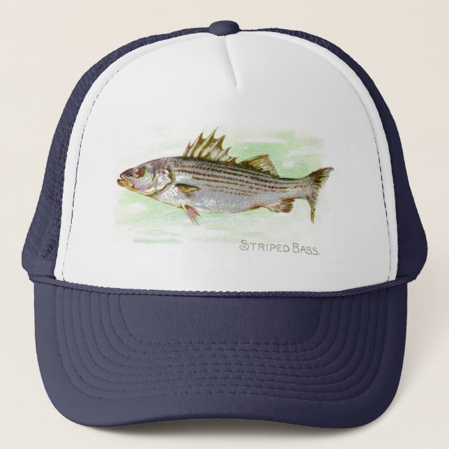 Striped Bass Trucker Hat (Front)